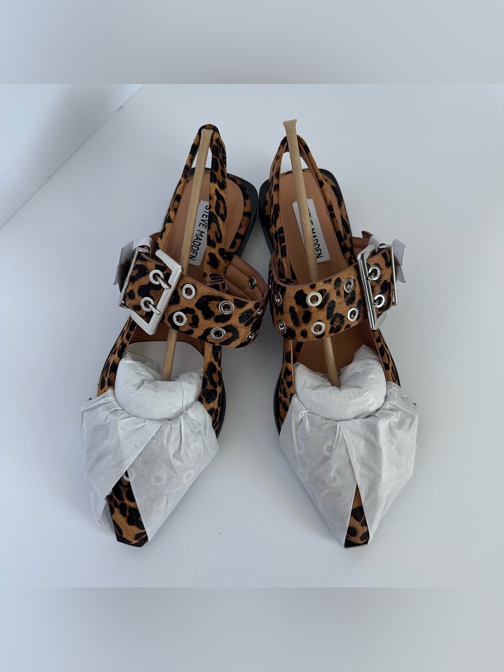 Steve Madden Graya Slingback Flats in Leopard | 9 | NIB - Picture 5 of 16